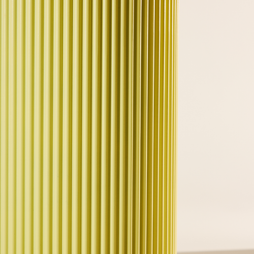 Nest living Asa Houten Bijzettafel Geel - Ø 31 cm