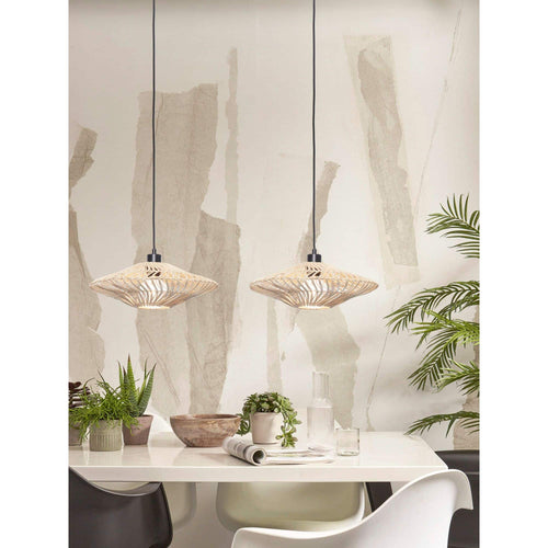 GOOD&MOJO hanglamp Zanzibar - wit - Ø55cm - vtwonen shop