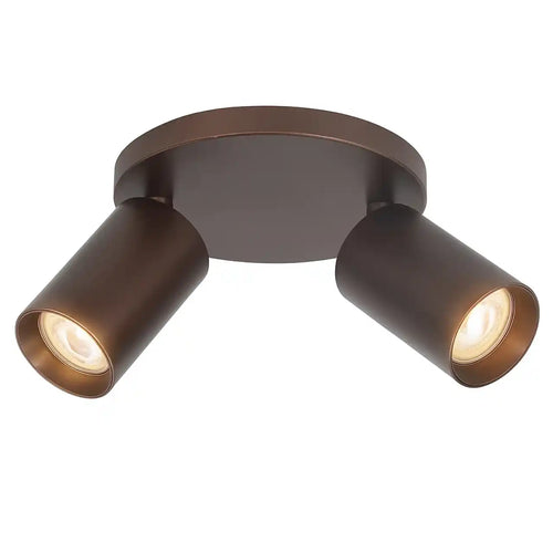 Highlight spot Mila - 2 lichts - 17  x 15   cm - bruin - vtwonen shop