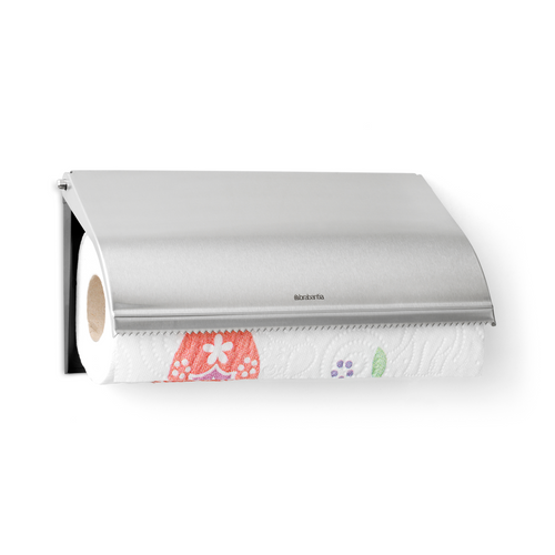 Brabantia Keukenrolhouder, wandmodel - Matt Steel
