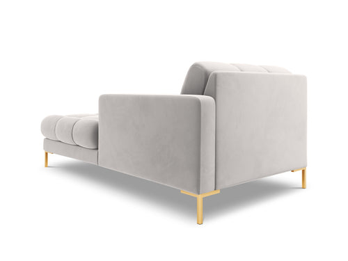 Cosmopolitan Design rechter chaise longue Bali flueel, geld - 185x102x75cm