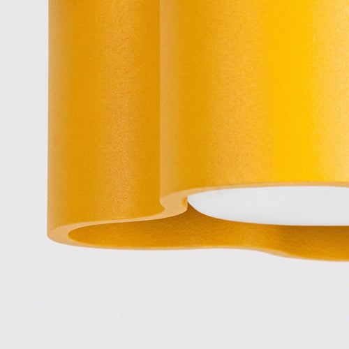 Sollux Lighting Plafondlamp OVIO 1 geel Gx53 - 12x12x6cm