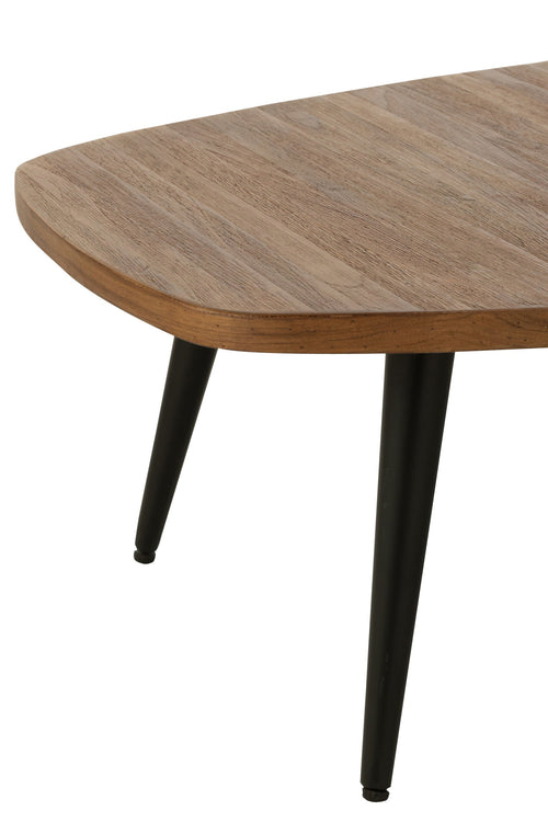 J-Line bijzettafel Rechthoekig - hout - naturel
