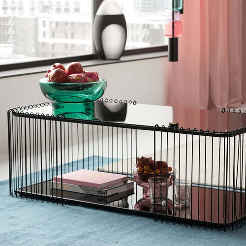 Kare Design Salontafel Wire Double 120x60cm zwart