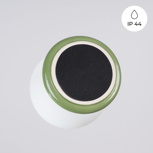 Sollux Lighting Plafondlamp ZORI groen IP44 - 12x16x12cm