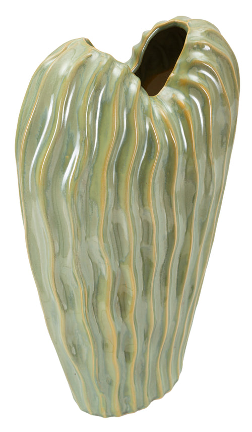 Mauro Ferretti vaas - 22x10x39 cm - groen