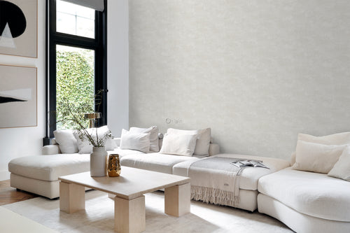 Origin Wallcoverings behang natuursteen met craquelé effect wit - 53 cm x 10,05 m - 347564 - vtwonen shop