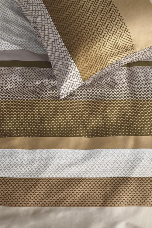 Beddinghouse dekbedovertrek Rhys - 140x200/220 cm - goud - vtwonen shop