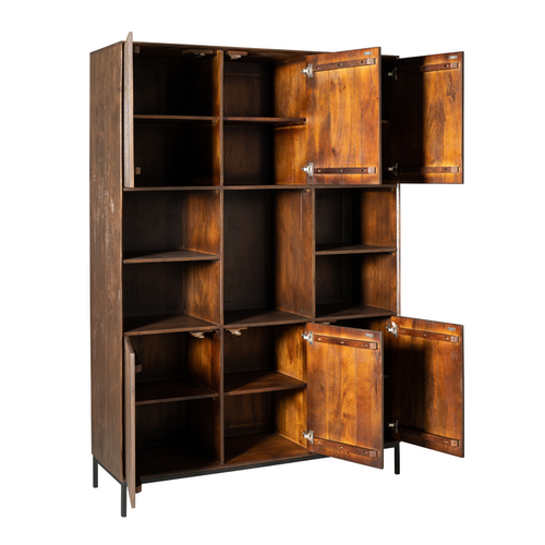 Starfurn  vakkenkast Madison - bruin - 45x135x200cm