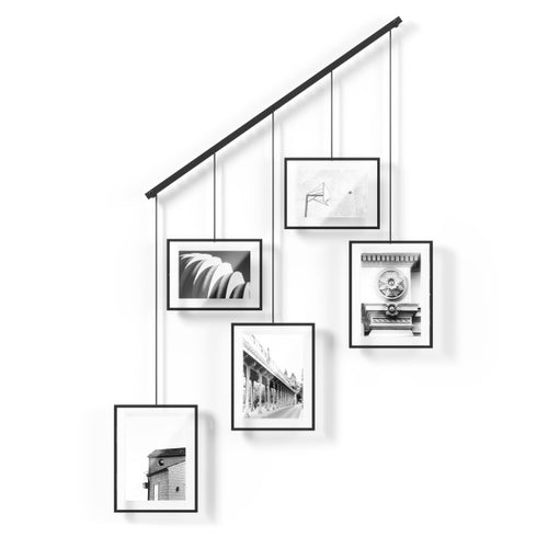 Umbra set met fotolijsten (5) Exhibit - 79 x 3 x 43 cm - Zwart
