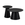Furnhouse salontafel set Tango - Zwart - Ø 45/80 cm