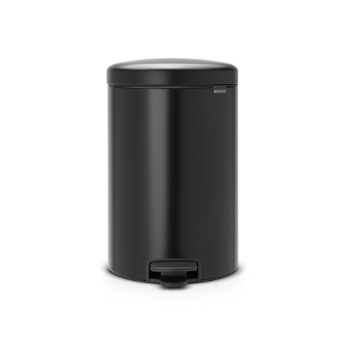 Brabantia NewIcon Pedaalemmer, 20 liter, kunststof binnenemmer - Matt Black