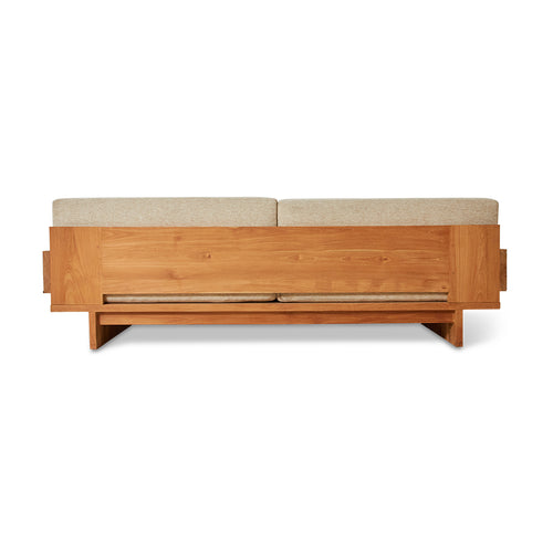 HKLIVING bank outdoor – teak – natural