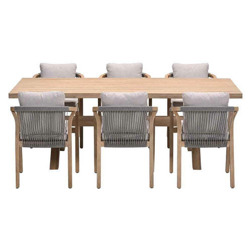 Garden Impressions tuinset Alora - Tamako - bruin - 220x100 cm - 7-delig