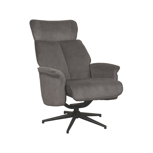 LABEL51 Relaxfauteuil Verdal - Antraciet - Draaibaar - vtwonen shop