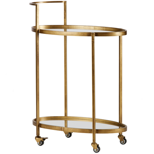 BePureHome trolley Push - Metaal -  Antique Brass - 86x67x35 - vtwonen shop