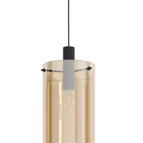 Stars of Light hanglamp Polverara - 3 lichts - e27 - zwart