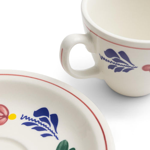 Royal Boch Boerenbont kop & schotel Audrey - 0,19L - set van 6
