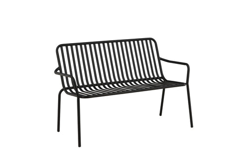 Rebellenclub Tuinbank Electra - 130 x 64 cm - Zwart - vtwonen shop