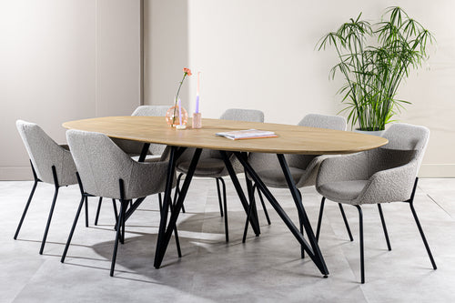 Duverger® eettafel Nordic Design - acaciahout - ovaal - vtwonen shop