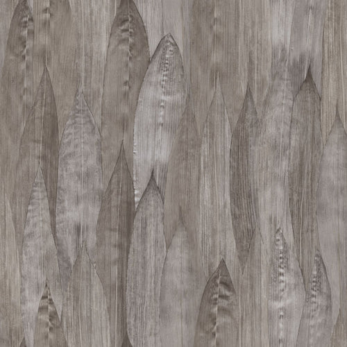 Origin Wallcoverings eco-texture vliesbehang bladeren donker taupe - 53 cm x 10,05 m - 347367 - vtwonen shop