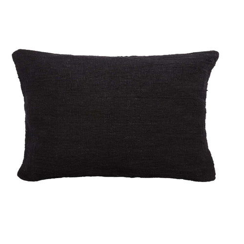 Originalhome Kussen gerecycled katoen zwart - 60x40 cm