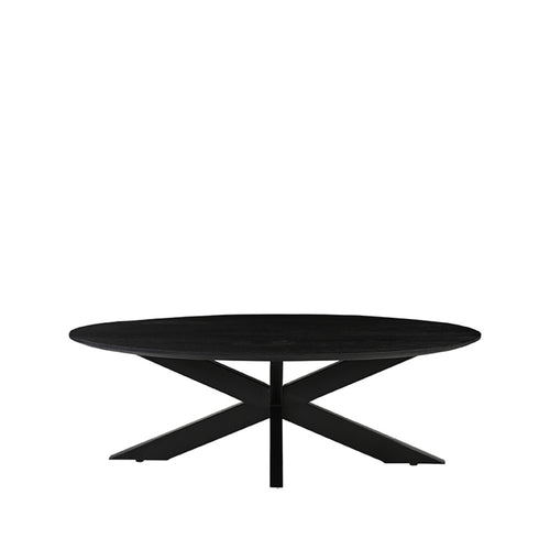 LABEL51 Salontafel James - Zwart Mangohout - 130x70x43cm