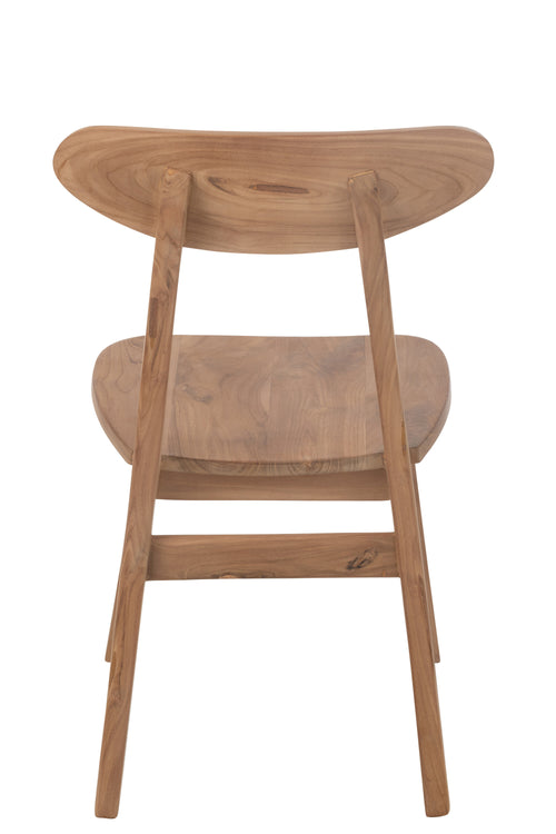 J-Line stoel Sofia - teakhout - naturel - vtwonen shop