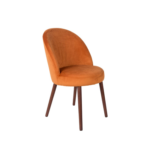 Dutchbone Barbara Eetkamerstoelen Oranje - Set van 2 - vtwonen shop