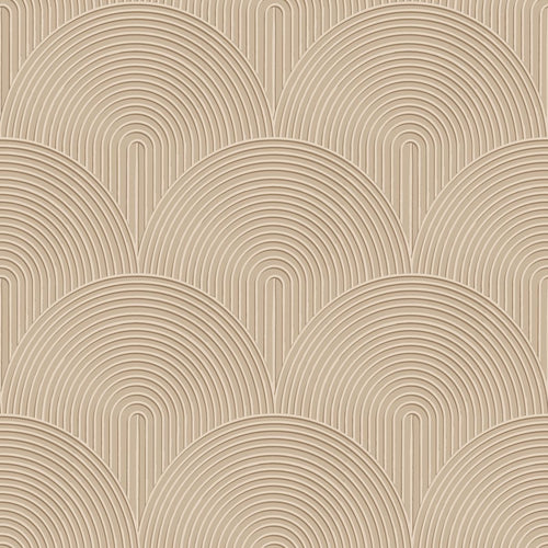 ESTAhome behang 3D-motief donker beige - 50 x 900 cm - 131102 - vtwonen shop