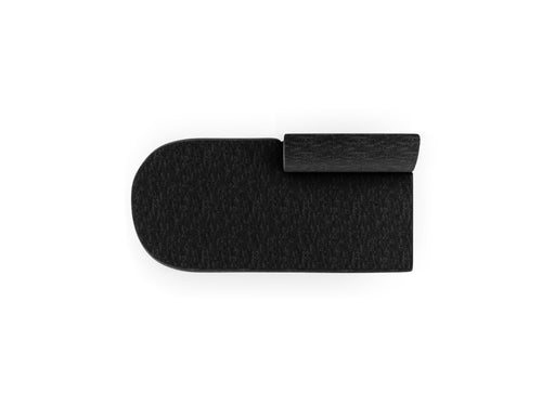 Micadoni Module Miley 2-zits, chenille zwart - 90x158x70cm