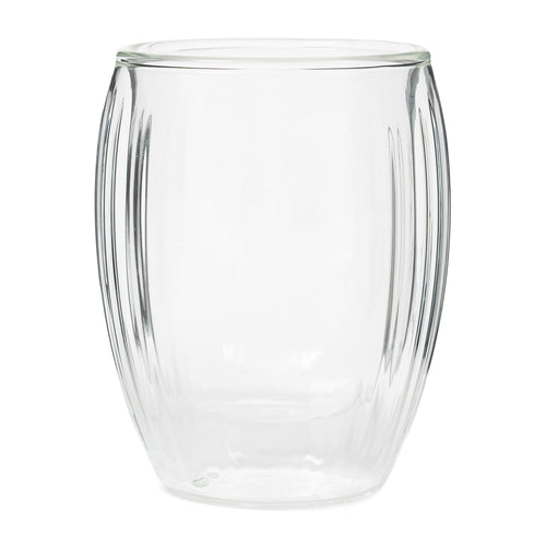 Rivièra Maison Double Wall Glass Line Coffee - Glas - Transparant - vtwonen shop