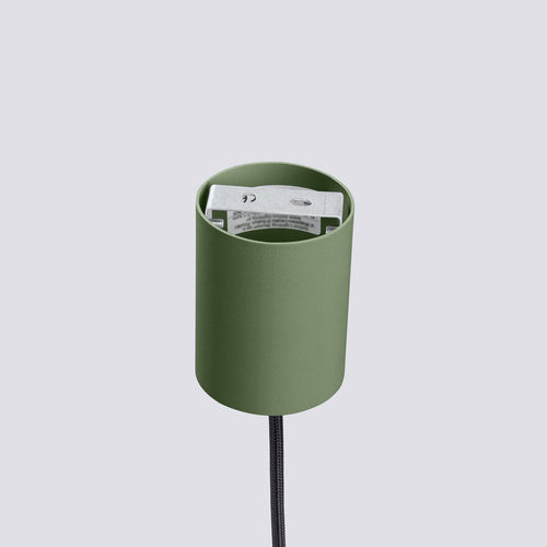Sollux Lighting Hanglamp ESTRIA 1 beige/olijfgroen - 14x14x120cm