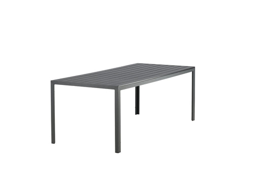 Rebellenclub Rechthoekige Tuintafel Solis - 205 x 90cm - Zwart - vtwonen shop