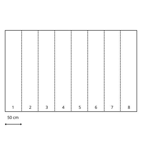 Komar fotobehang bladeren beige - 400 x 250 cm - 610032