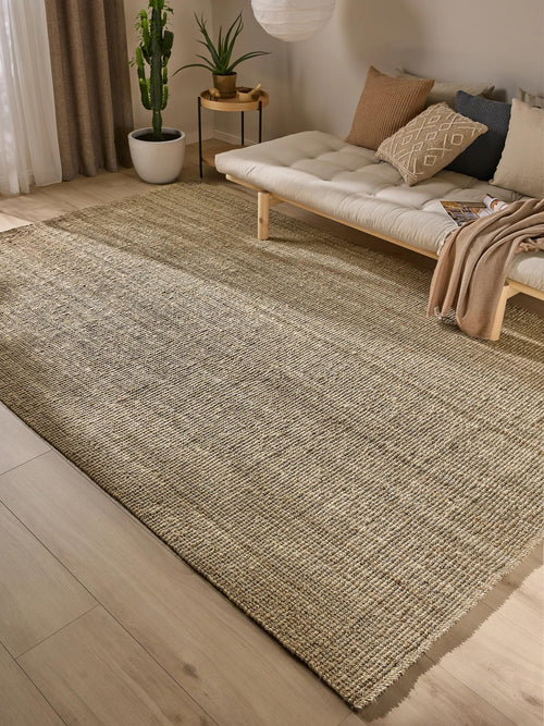 benuta jute vloerkleed Svea - bruin - 240x340 cm