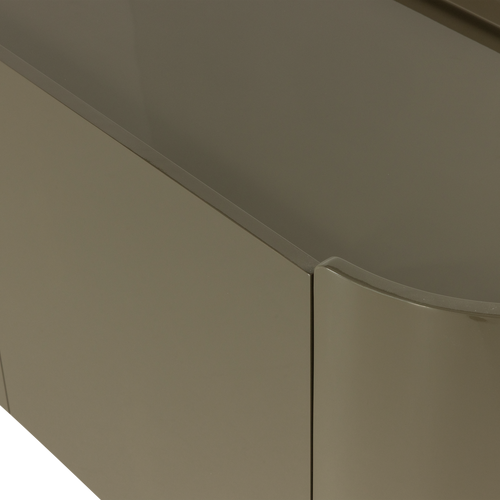 WOOOD tv meubel 160 cm Liora - Hout - Hoogglans Groen - 75x160x45