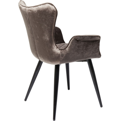 Kare Design Stoel met armleuningen Dream bruin