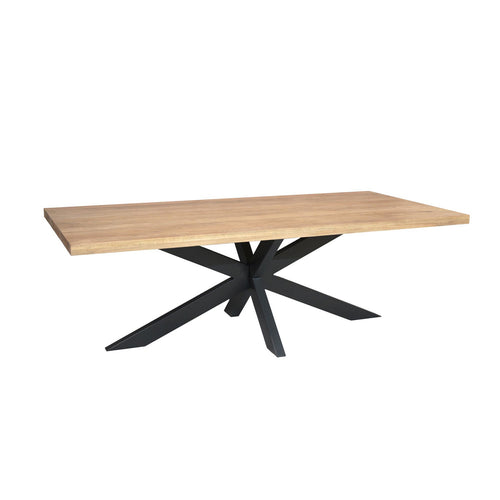 Starfurn Eettafel Dakota - Rechthoekig Naturel Hout - 300x100x76cm