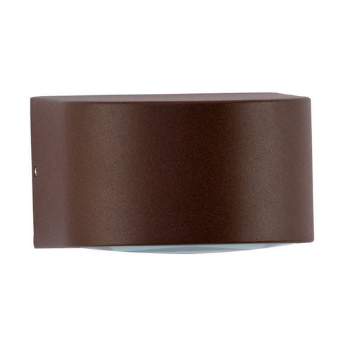 Nova Luce OPERA Buitenwandlamp met neerwaartse geleiding, Corten LED 6W 478lm IP54 3000K