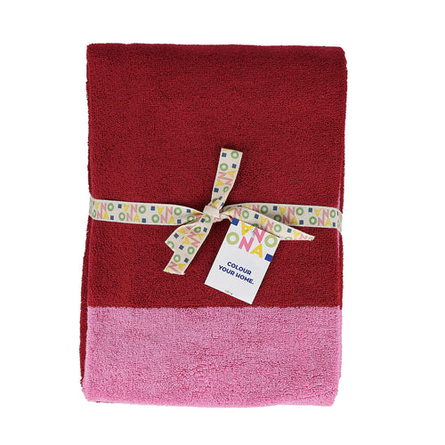 Ona - Strandlaken 100x180cm blush pink Pixie