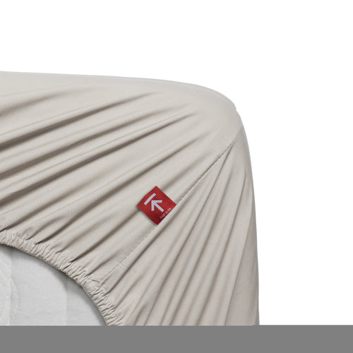 Beddinghouse - Percale-katoen - Split-topper - Hoeslaken - 160x200 cm - Naturel - vtwonen shop