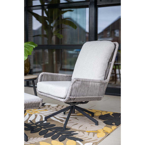 Garden Impressions loungestoelen Bosh draaibaar- Lucas bijzettafel Ø50x48 cm - vtwonen shop