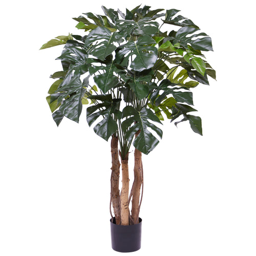 Maxifleur Monstera Kunstplant Deluxe 120cm op stam