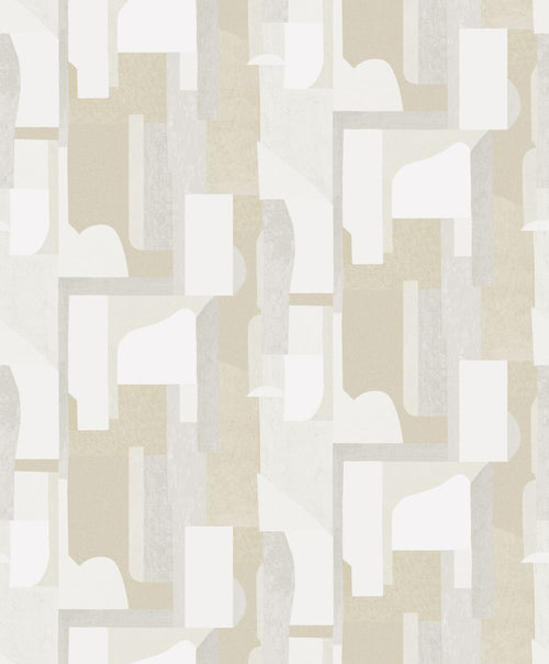 Masureel behang grafisch motief beige - 53 cm x 10.05 m - 631816 - vtwonen shop