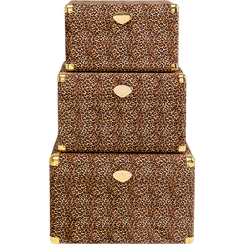 Kare Design Koffer Wild Animal luipaard (3/Set)