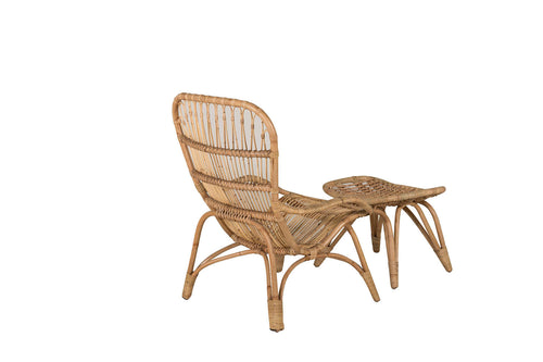 Rebellenclub Loungestoel Merit - Naturel Rattan - vtwonen shop