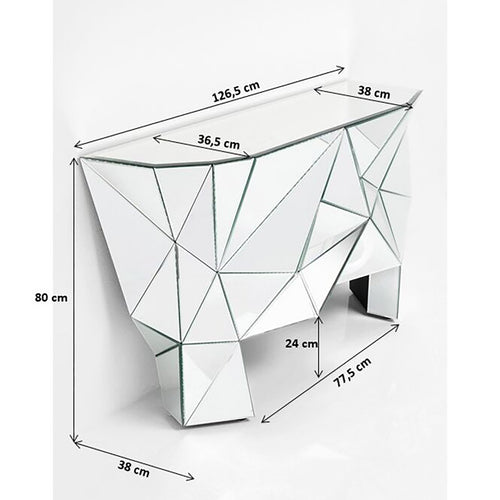 Kare Design Console Prisma Colore 126x38cm - vtwonen shop