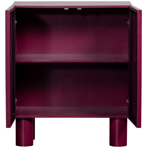 BePureHome kastje Notice - Hout - Burgundy - 95x80x43 - vtwonen shop