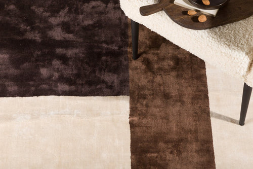 Rebellenclub Vloerkleed Saturnia - 350 x 250 cm - Bruin - vtwonen shop